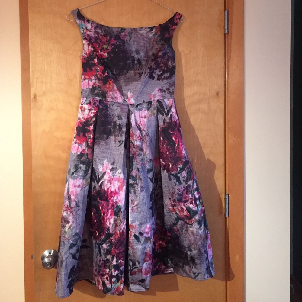 Asos Floral Printed Midi Dress NWT